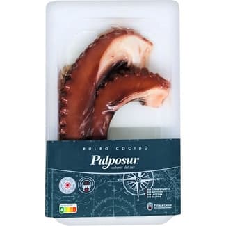 Pata de pulpo cocido 2 unidades bandeja 250 g -