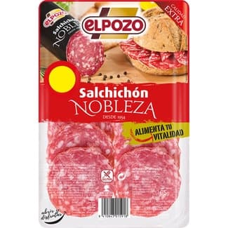 Nobleza salchichón extra en lonchas sin gluten envase 65 g -