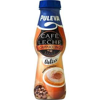 Bebida láctea de café Capuccino con leche sin gluten botella 220 ml -
