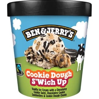 Cookie Dough helado de vainilla con galletas al cacao y crema tarrina 465 ml -