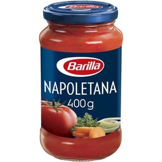 Salsa Napolitana con base de tomate sin gluten frasco 400 g -