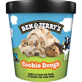 Helado de vainilla con trozos de galleta tarrina 465 ml -