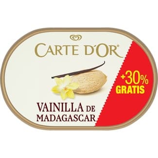 Helado con vainilla de Madagascar tarrina 900 ml + 30% gratis -