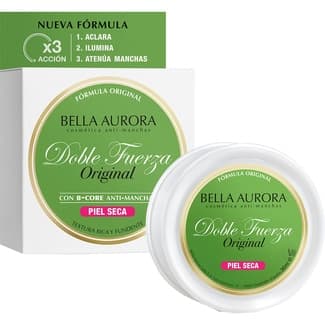 Crema Doble Fuerza aclara e ilumina para piel seca caja 30 ml -