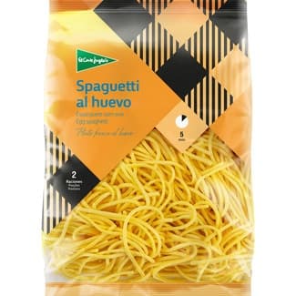 Pasta fresca spaguetti al huevo 2 raciones envase 250 g -