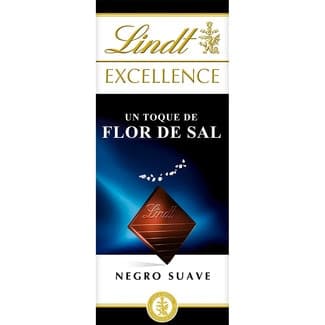 Chocolate negro suave con un toque de flor de sal tableta 100 g -