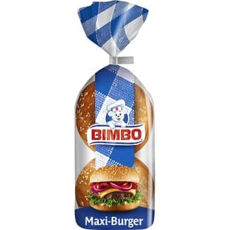 Maxi Burger pan de hamburguesas 4 unidades bolsa 300 g -