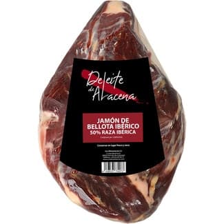 Jamón deshuesado de bellota ibérico 50% raza ibérica -