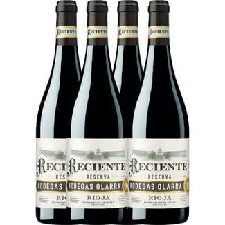 Vino tinto tempranillo mazuello graciano reserva DOCa Caja 4 botellas 75 cl -