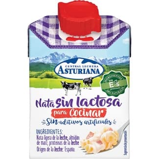 Nata líquida para cocinar sin lactosa botella 200 ml -