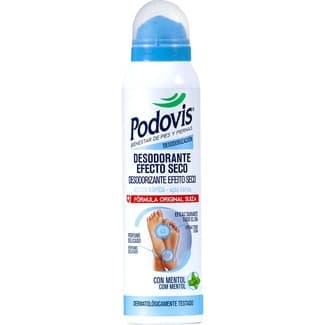 Desodorante de pies efecto seco con mentol spray 150 ml -
