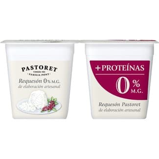 Requesón desnatado 0% m.g. pack 2 x 125 g envase 250 g -