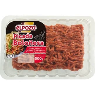 Preparado burger meat de cerdo especial boloñesa sin gluten y sin lactosa bandeja 500 g -