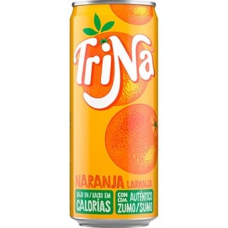 Refresco de naranja sin gas bajo en calorías lata 33 cl -