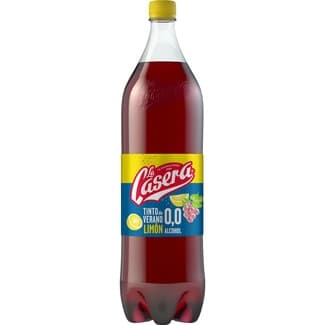 Tinto de verano con refresco de limón 0,0% alcohol botella 1,5 l -