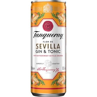 Flor de Sevilla Gin & tonic con naranja y flor de azahar lata 25 cl -