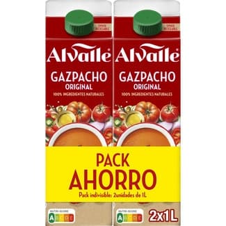 Gazpacho original pack ahorro 2 unidades brik 1 l -