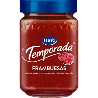 Mermelada de frambuesas de temporada frasco 360 g -