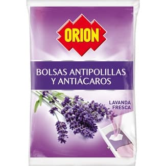 Antipolillas y antiácaros aroma lavanda fresca bolsa 20 unidades -