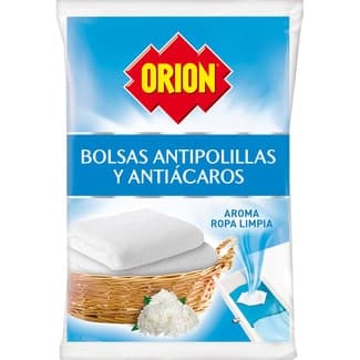 Antipolillas y antiácaros aroma ropa limpia bolsa 20 unidades -