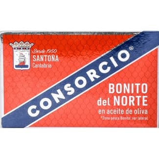 Bonito del norte en aceite de oliva lata 80 g neto escurrido -