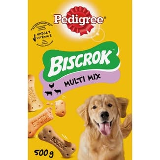 Biscrok snacks para perros Multi Mix caja 500 g -