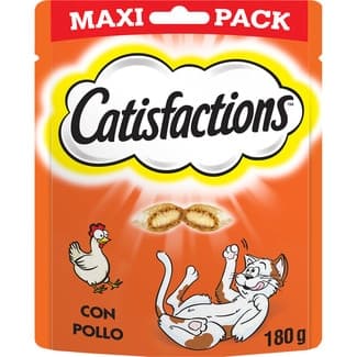 Snacks para gatos rellenos de pollo envase 180 g -