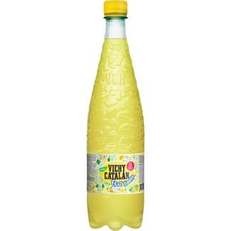 Agua mineral natural con gas sabor limón botella 1,2 l -