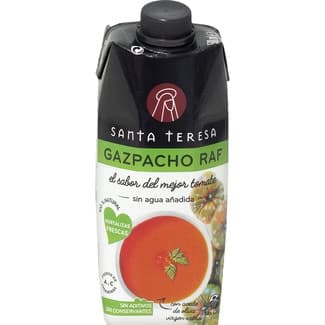 Gazpacho raf 100% natural sin aditivos con AOVE sin gluten brik 500 ml -