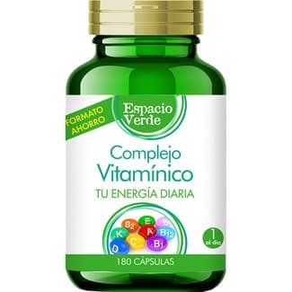 Complejo vitamínico formato ahorro bote 180 cápsulas -
