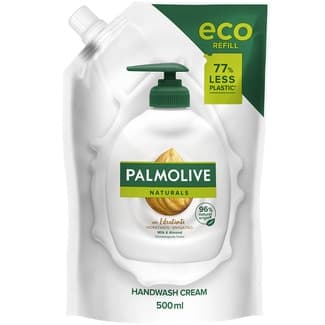 Eco refill Naturals jabón líquido de manos con leche de almendras recambio 500 ml -