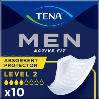 Men Discreet compresas para la incontinencia level 2 caja 10 unidades -