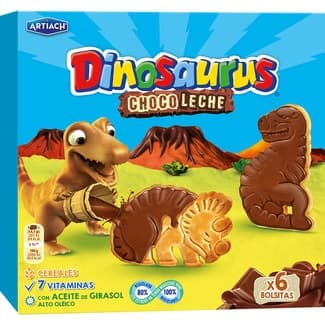 Galletas con chocolate con leche 6 bolsitas estuche 255 g -