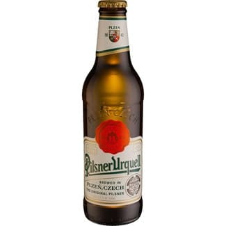 Cerveza rubia importación checa botella 33 cl -