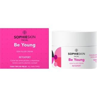Be Young crema de día Retixpert con cóctel de aminoácidos y vitaminas tarro 50 ml para todo tipo de pieles -
