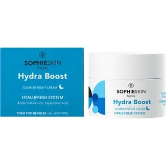 Hydra Boost crema de noche Hyalufresh System con ácido hialurónico tarro 50 ml para todo tipo de pieles -