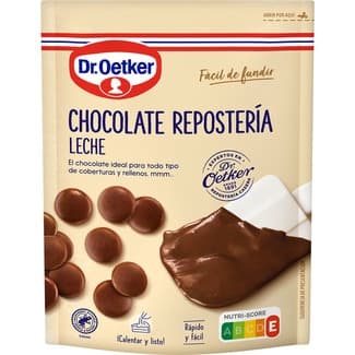 Chocolate con leche para repostería fácil de fundir paquete 150 g -