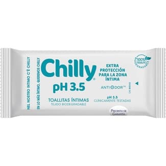 Toallitas higiene íntima pocket extra protección Anti Odor pH 3,5 paquete 12 unidades -