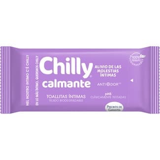 Toallitas higiene íntima pocket Calmante Anti Odor pH 5 paquete 12 unidades -