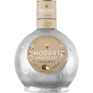 Licor de crema de chocolate blanco y coco botella 50 cl -