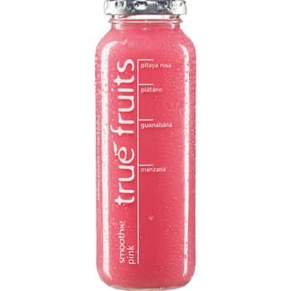 Smothie rosa botella 250 ml pitaya rosa, plátano, guanábana y manzana -