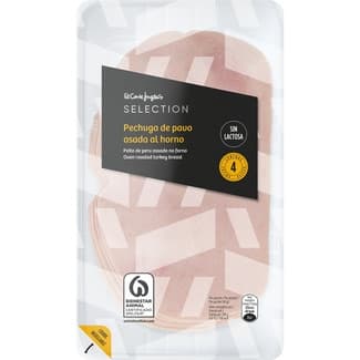 Pechuga de pavo en lonchas sin gluten sin lactosa envase 120 g -