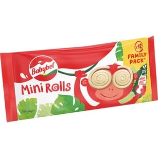 Quesos minirolls snack pack familiar 12 porciones envase 204 g -