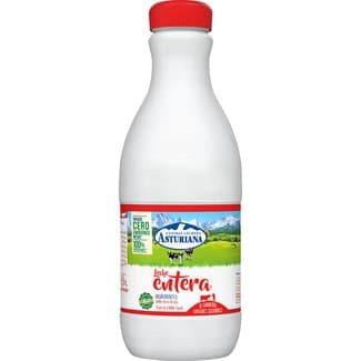 Leche entera botella 1,5 l -