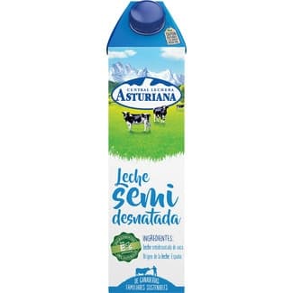 Leche semidesnatada brik 1 l -