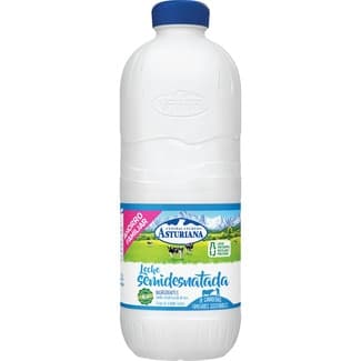 Leche semidesnatada botella 2,2 l -