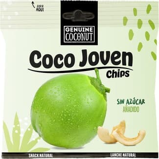 Coco joven chip sin azúcar añadido bolsa 40 g -