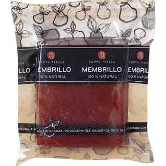 Membrillo 100% natural precortado sin gluten envase 310 g -