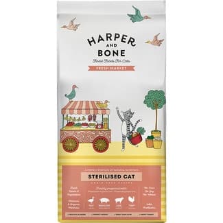 Pienso para gatos adultos esterilizados con pato, cerdo ibérico, cordero y pavo bolsa 1,5 kg -