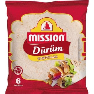 Dürüm tortillas 6 unidades paquete 378 g -